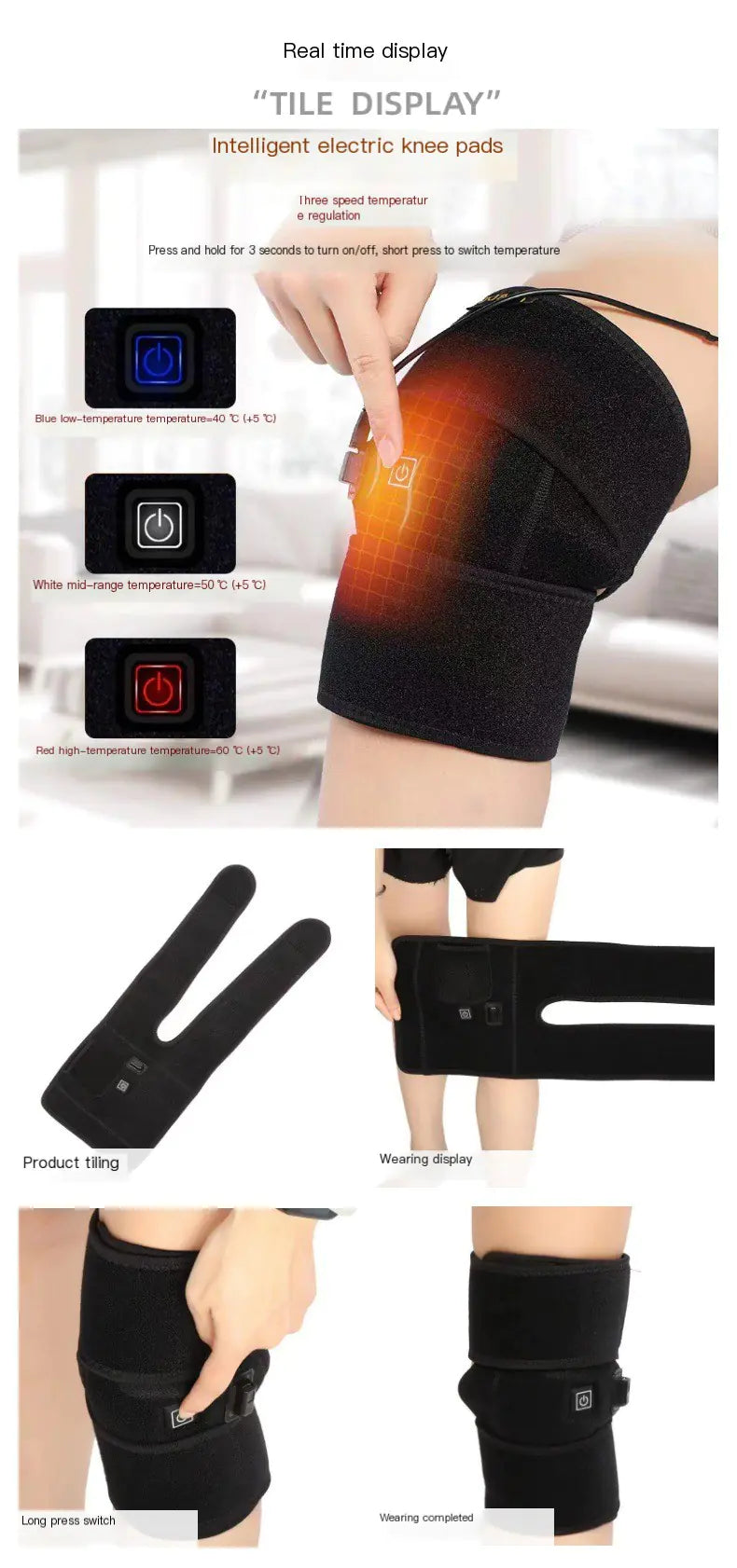 calentador rodilllas por USB