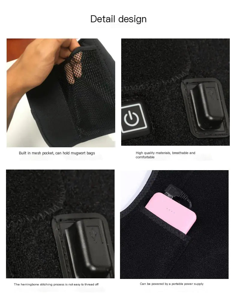 calentador rodilllas por USB